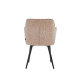 Chaise de salle à manger City - Velours noir
