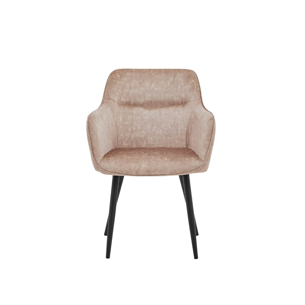Chaise de salle à manger City - Velours noir