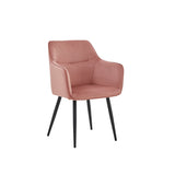 Chaise de salle à manger City - Velours Rose