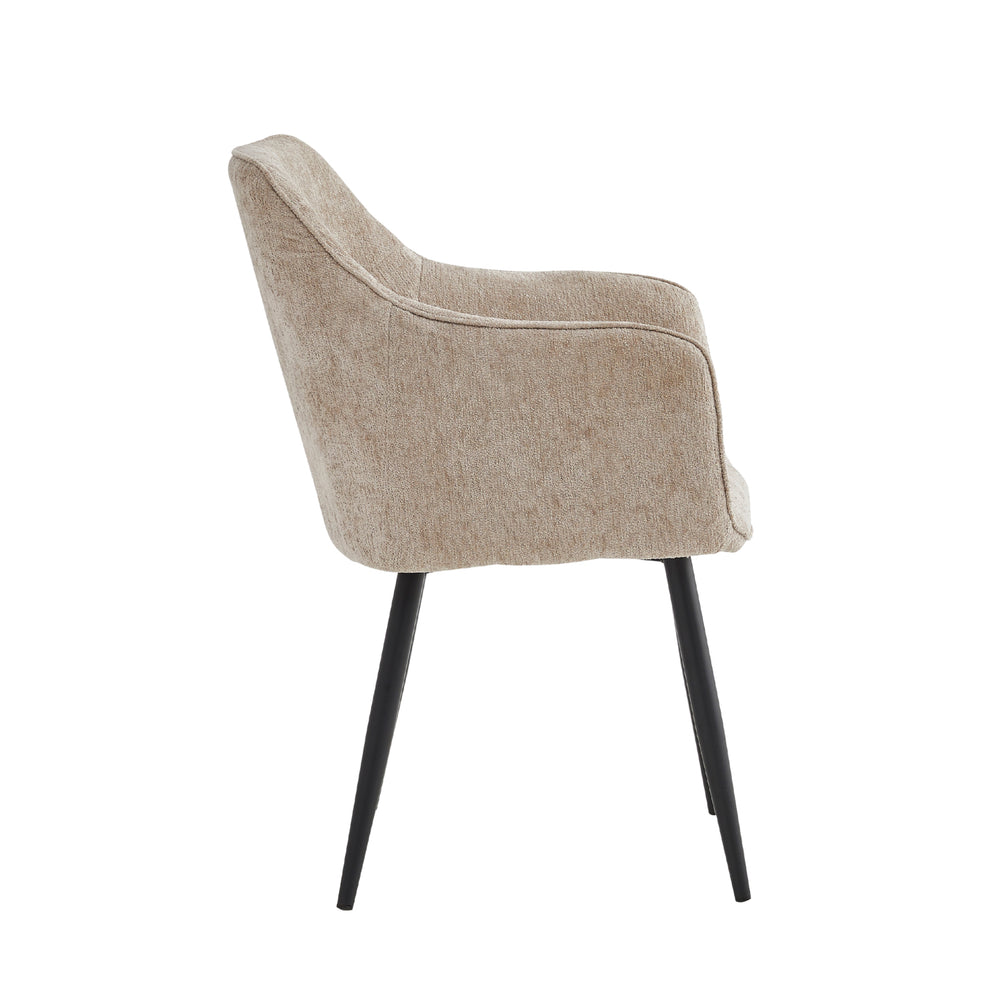 City Eetkamerstoel - Taupe Chenille