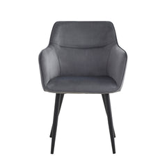 City Dining Chair - Grey Velvet
