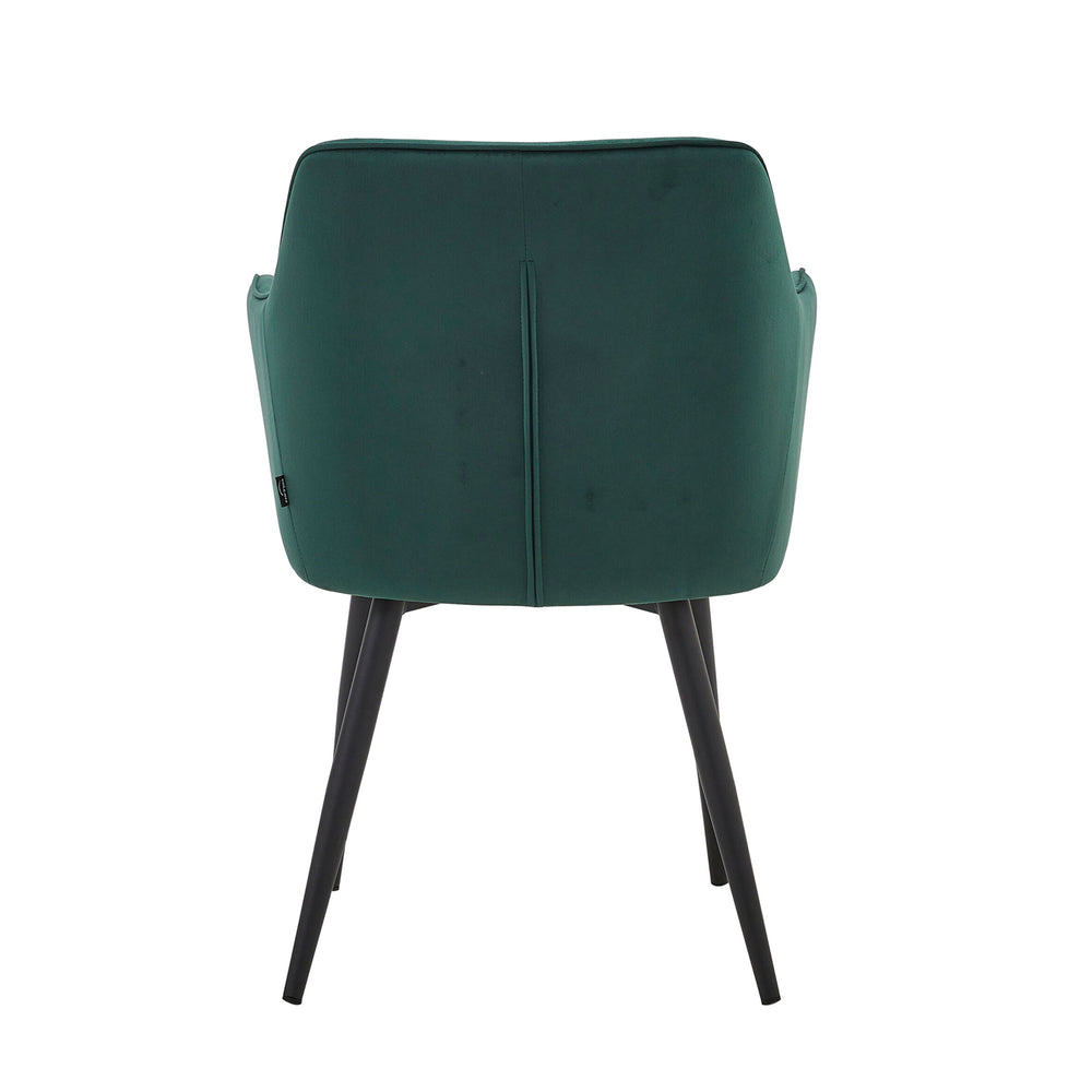 Chaise de salle à manger City - Velours vert
