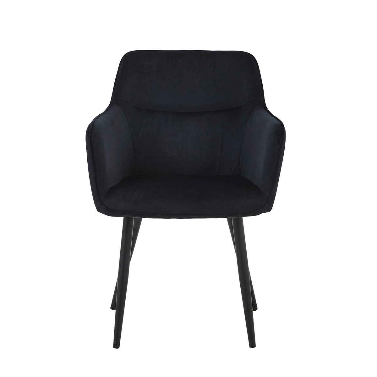 Chaise de salle à manger City - Velours noir