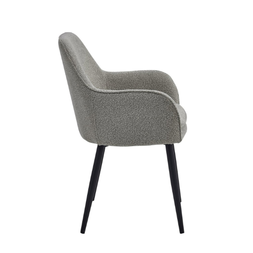 Levan Eetkamerstoel - Beige Bouclé