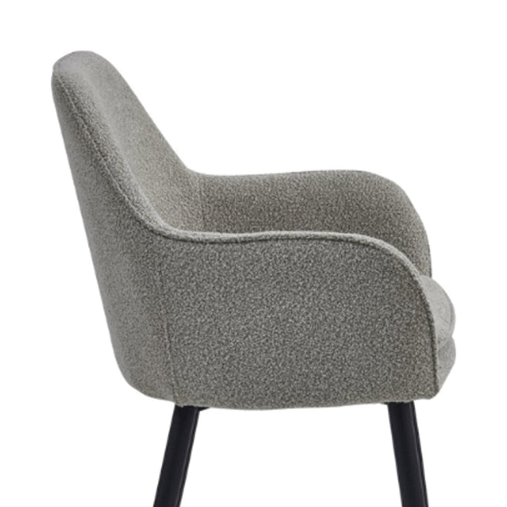 Levan Eetkamerstoel - Beige Bouclé