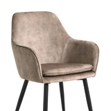 Levan Dining Chair - Champagne Adore Velvet