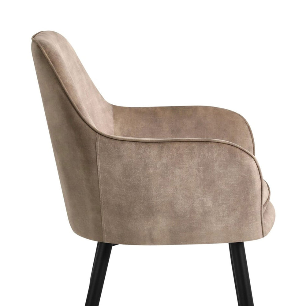 Levan Dining Chair - Champagne Adore Velvet