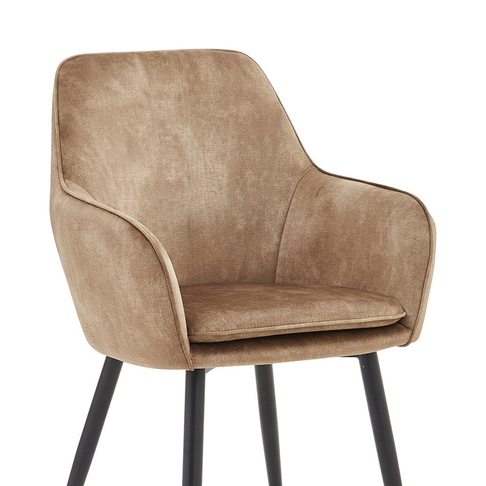 Levan Dining Chair – Taupe Adore Velvet