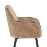 Levan Dining Chair – Taupe Adore Velvet