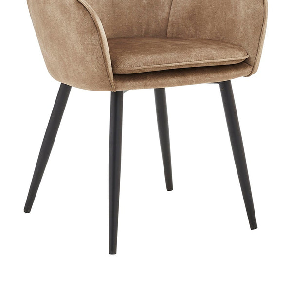Levan Dining Chair – Taupe Adore Velvet