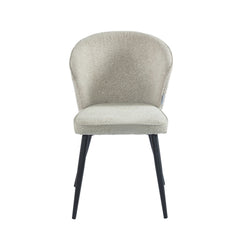 Curve Dining Chair - Beige Boucle