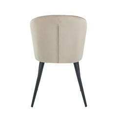 Curve Eetkamerstoel - Beige Velvet