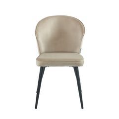 Curve Eetkamerstoel - Beige Velvet