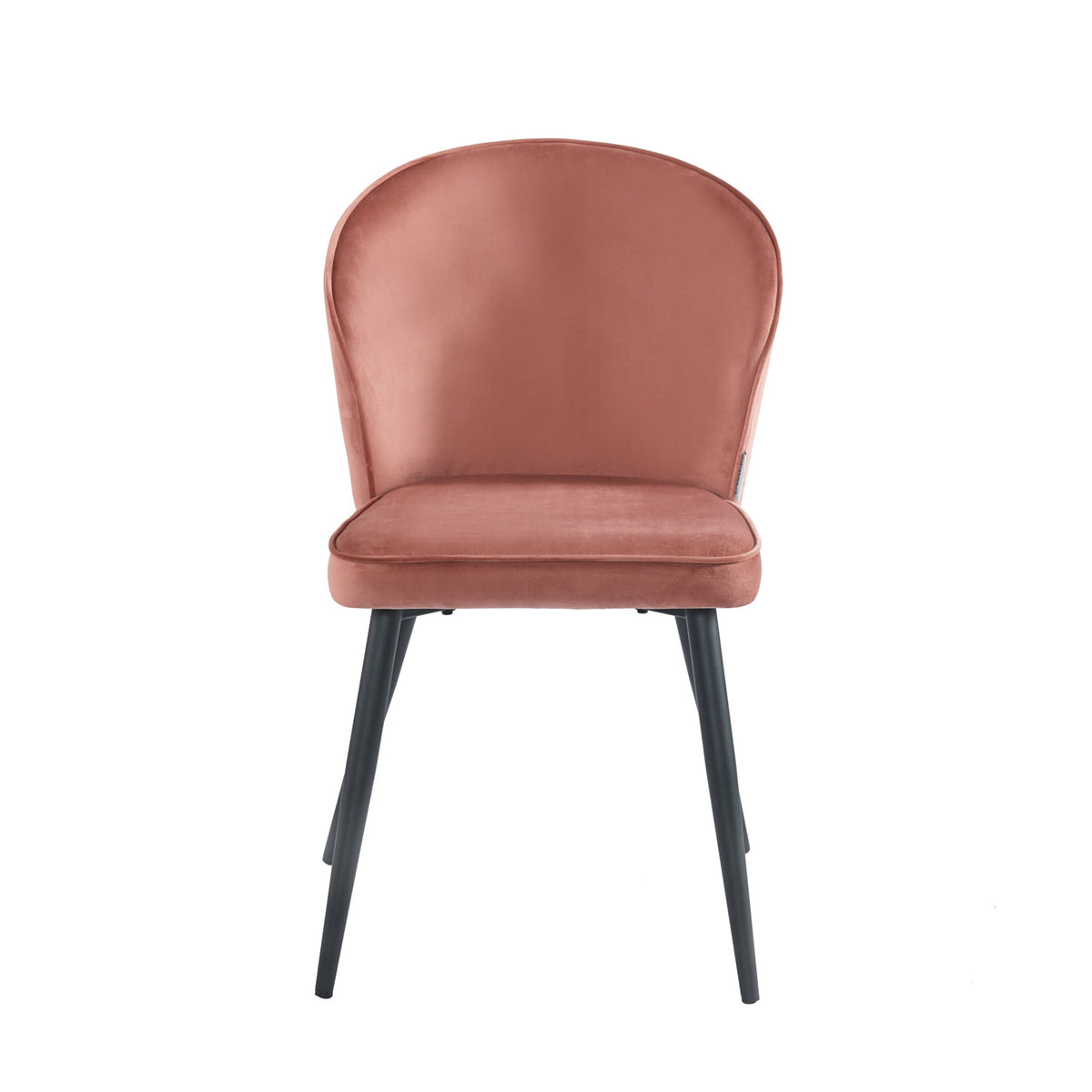 Curve Eetkamerstoel - Roze Velvet