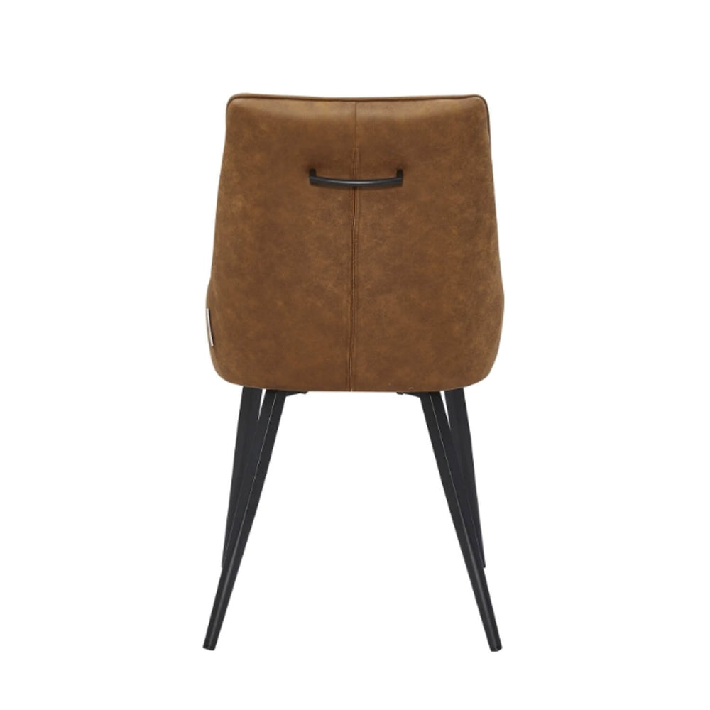 Dansk Eetkamerstoel - Cognac Microvezel