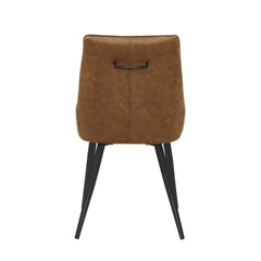 Dansk Sedia Da Pranzo Danese - Microfibra Color Cognac