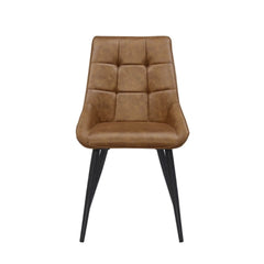 Dansk Sedia Da Pranzo Danese - Microfibra Color Cognac