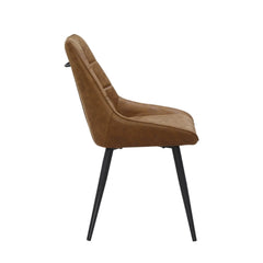 Dansk Sedia Da Pranzo Danese - Microfibra Color Cognac