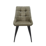 Dansk Eetkamerstoel - Groen Microfiber