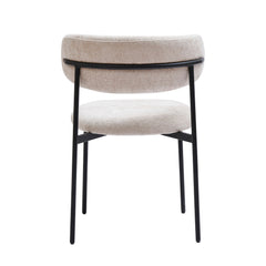 Chaise de salle à manger Daria - Chenille beige