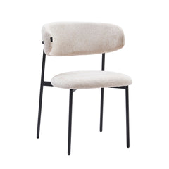 Chaise de salle à manger Daria - Chenille beige