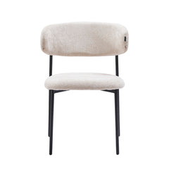 Chaise de salle à manger Daria - Chenille beige
