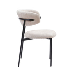 Chaise de salle à manger Daria - Chenille beige