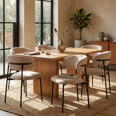 Daria Dining Chair - Taupe Linen