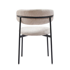 Chaise de salle à manger Daria - Chenille beige
