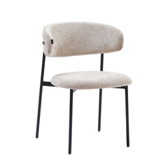 Chaise de salle à manger Daria - Chenille beige