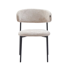 Chaise de salle à manger Daria - Chenille beige