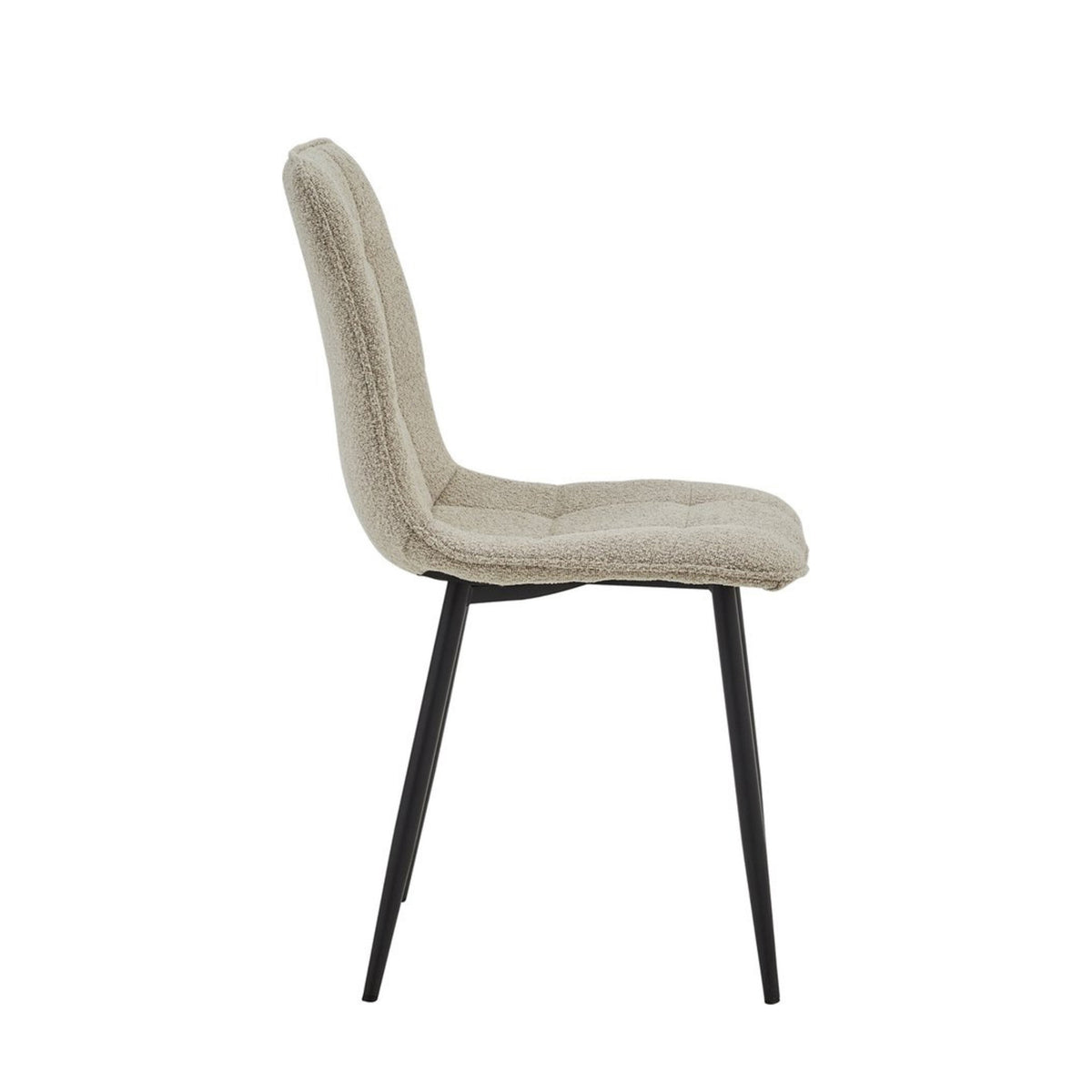 Chaise de salle à manger Ela - Bouclé Beige