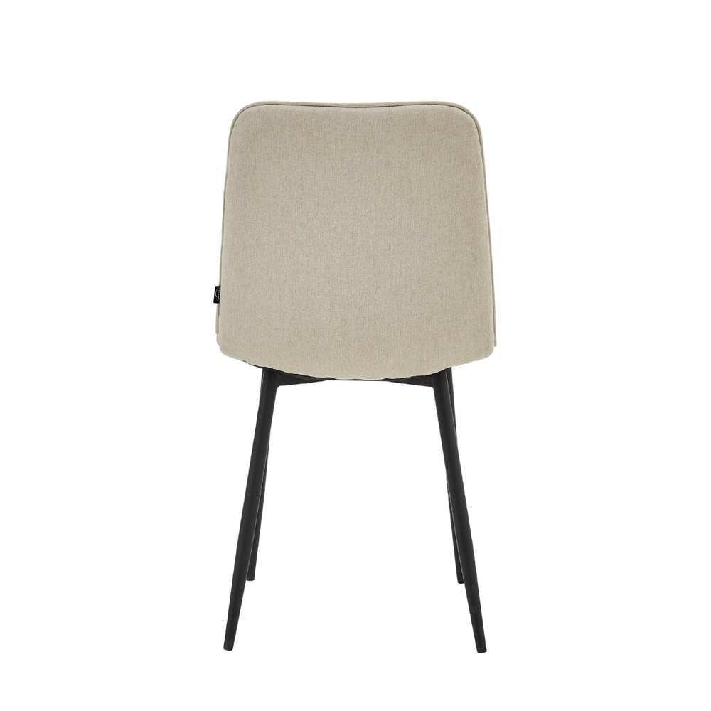 Chaise de salle à manger Ela - Lin beige NEA