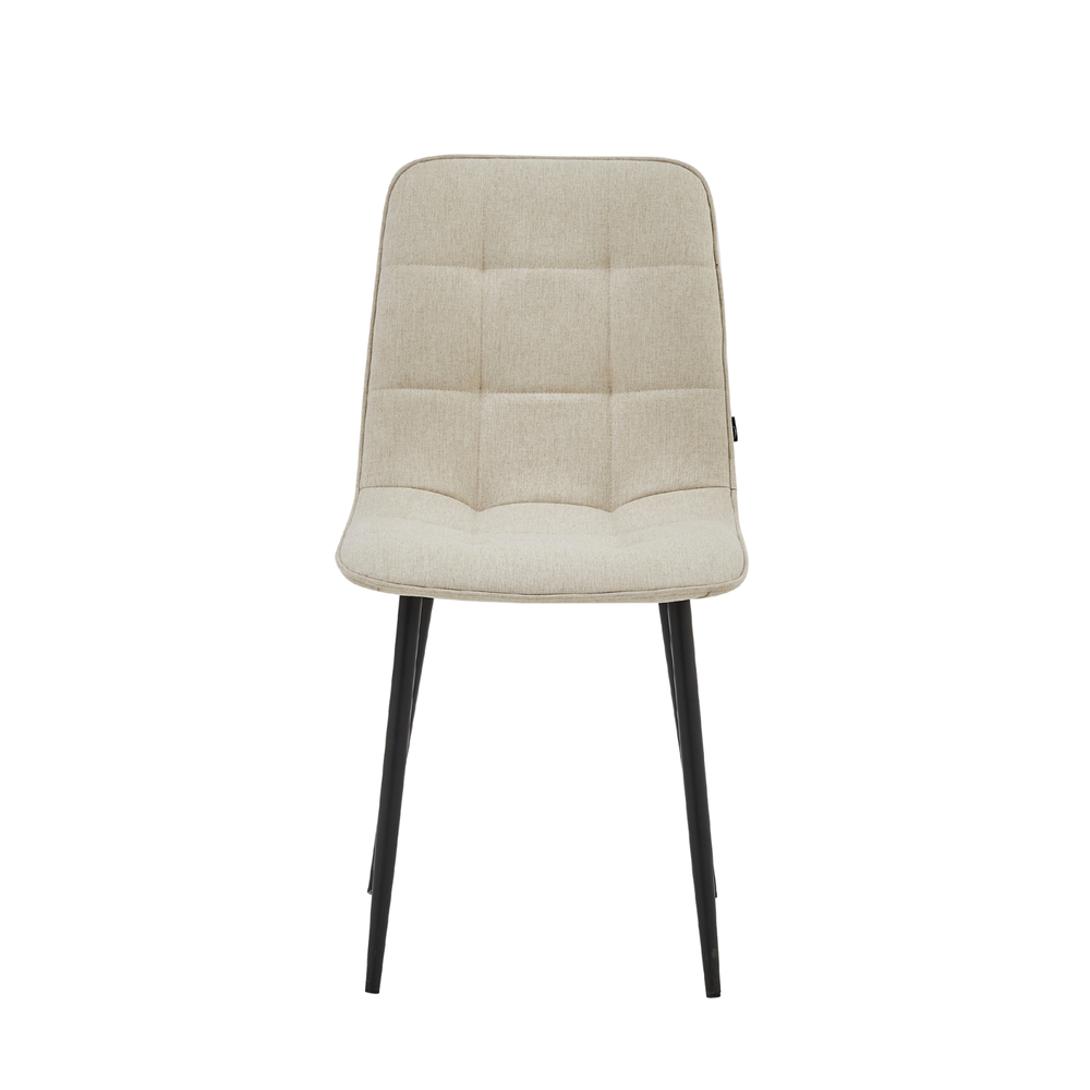 Chaise de salle à manger Ela - Lin beige NEA