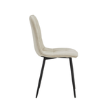 Chaise de salle à manger Ela - Lin beige NEA