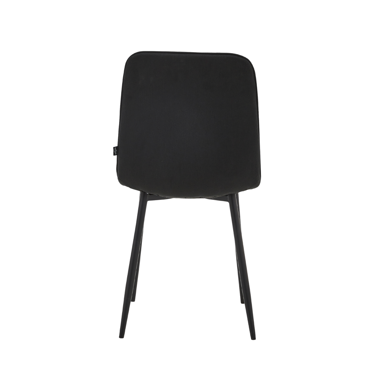 Chaise de salle à manger Ela - Lin noir NEA19