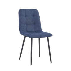 Ela Eetkamerstoel - Blauw Linnen
