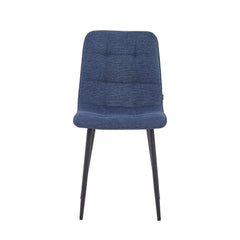 Ela Eetkamerstoel - Blauw Linnen