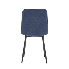 Ela Eetkamerstoel - Blauw Linnen