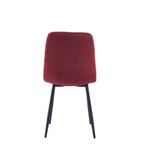 Ela Esszimmerstuhl - Bordeaux Samt