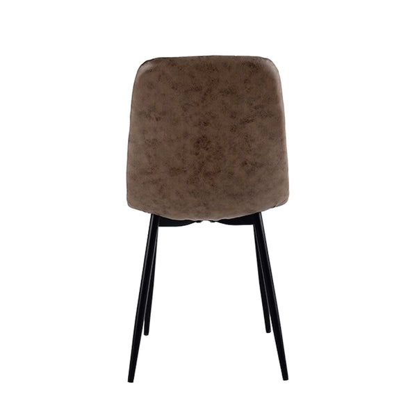 Ela Eetkamerstoel - Bruin Microvezel