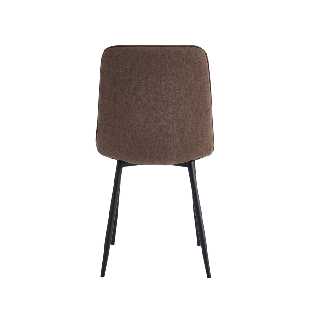 Chaise de salle à manger Ela - Lin marron NEA45