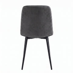 Ela Eetkamerstoel - Antraciet Microfiber