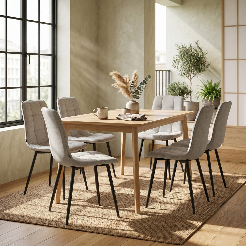 Chaise de Salle à Manger Ela - Lin Beige