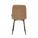 Ela Eetkamerstoel - Beige Microfiber