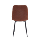 Ela Dining Chair - Bordeaux Bouclé
