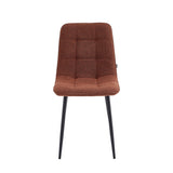 Ela Dining Chair - Bordeaux Bouclé