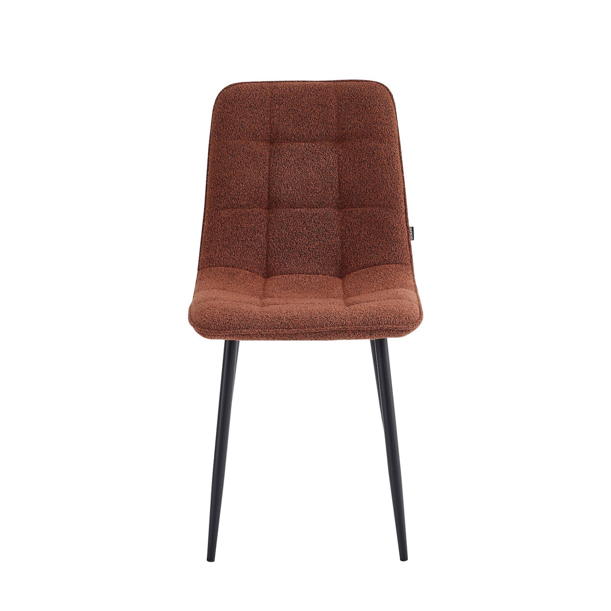 Ela Dining Chair - Bordeaux Bouclé