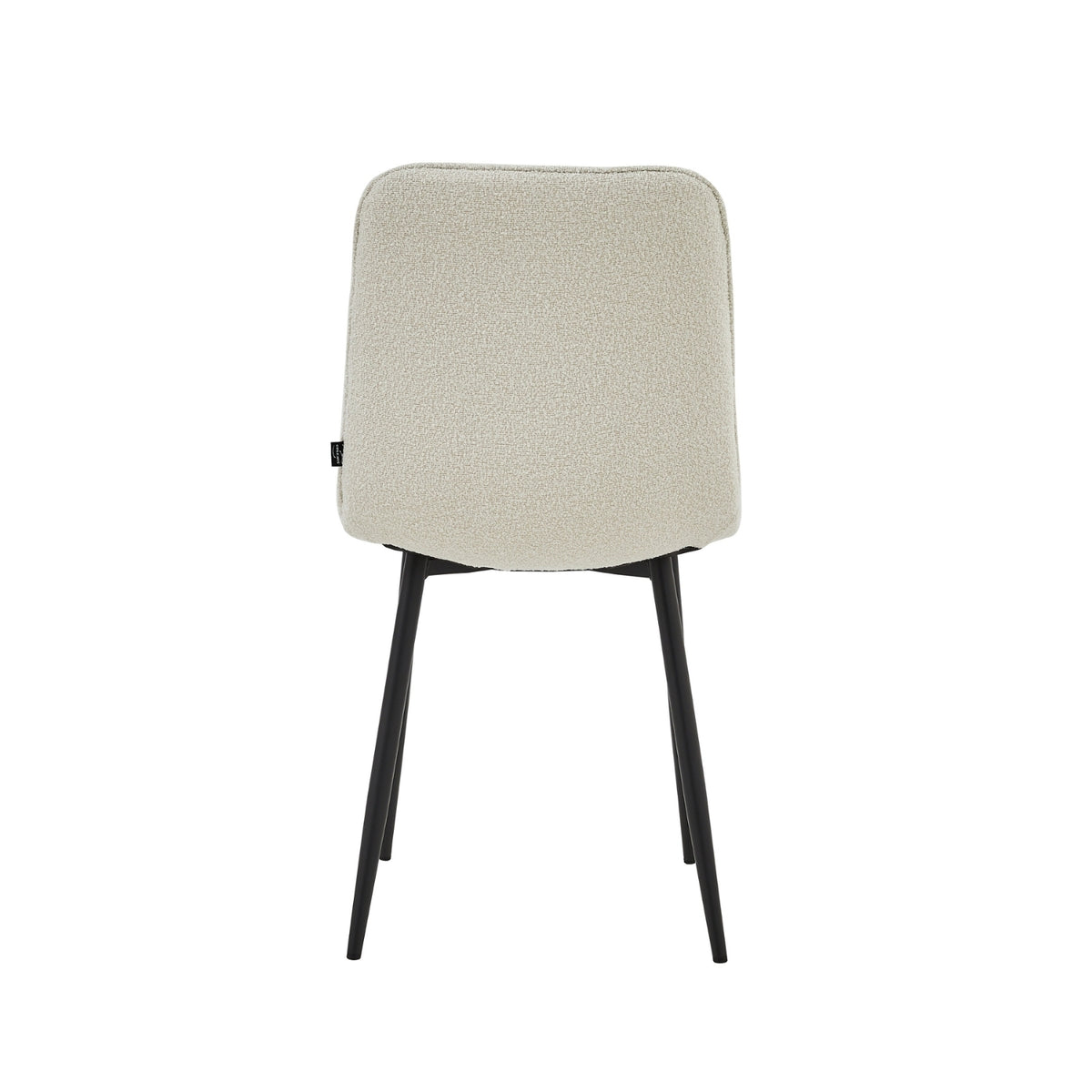 Chaise de salle à manger Ela - Bouclé blanc