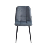 Ela Eetkamerstoel - Grijs Velvet